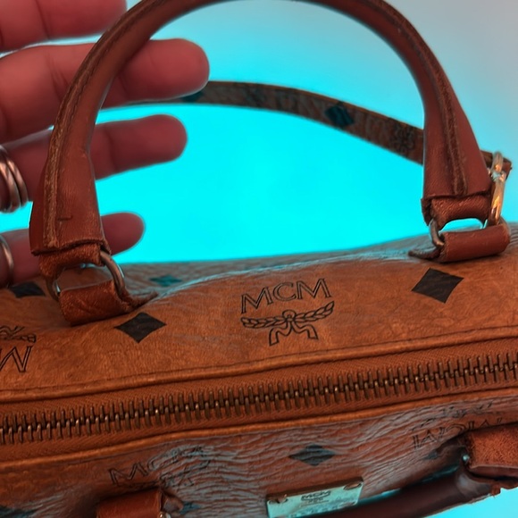 MCM Visetos Crossbody Barrel Bag - Picture 8 of 16